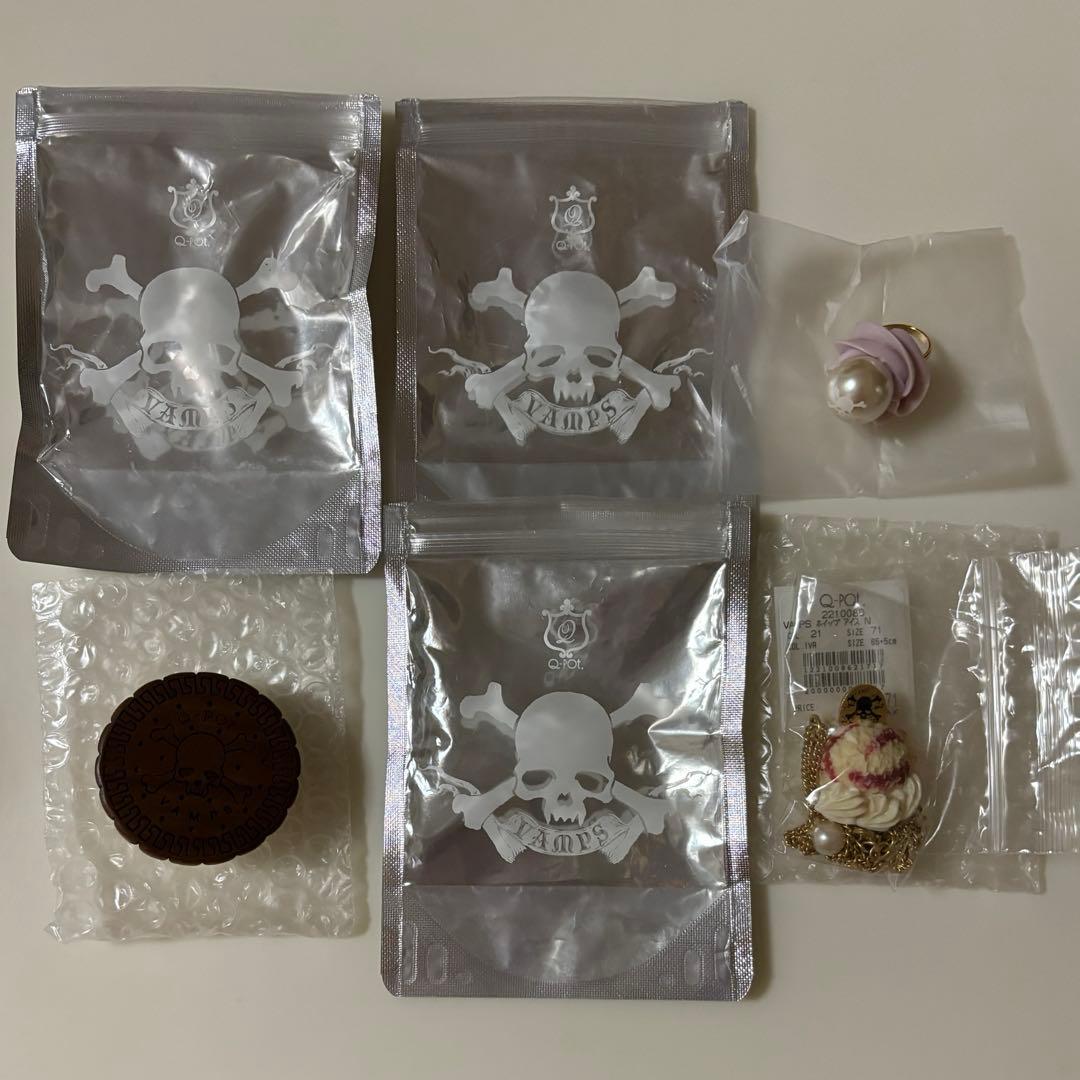 HYDE VAMPS Q-pot. コラボ リング ネックレス コードリール