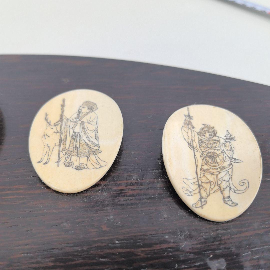 七福神　扇面額
