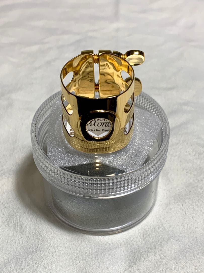 Wood Stone アルトサックスリガチャー SELMER ラバー GP 最終