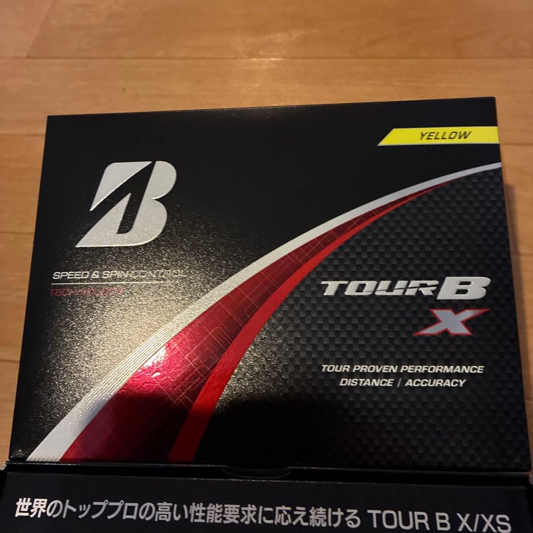 【新品未使用：イエロー】ブリヂストン　ツアーB X イエロー2ダース