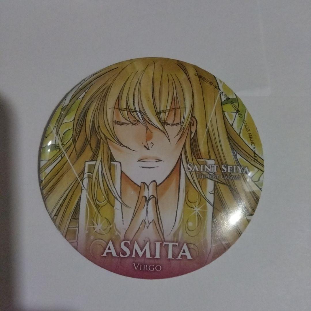 聖闘士星矢 THE LOST CANVAS 冥王神話 缶バッジ　アスミタ