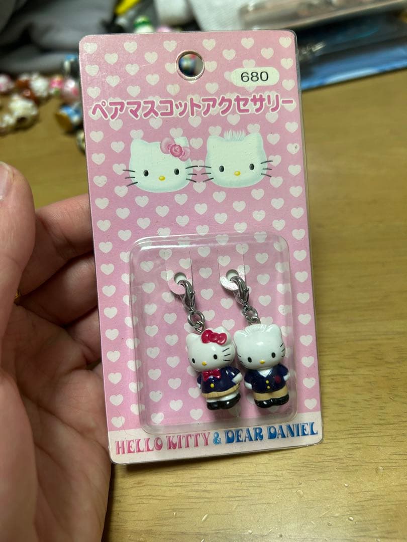 【希少 】ハローキティ ダニエル ペアマスコットキーホルダー
