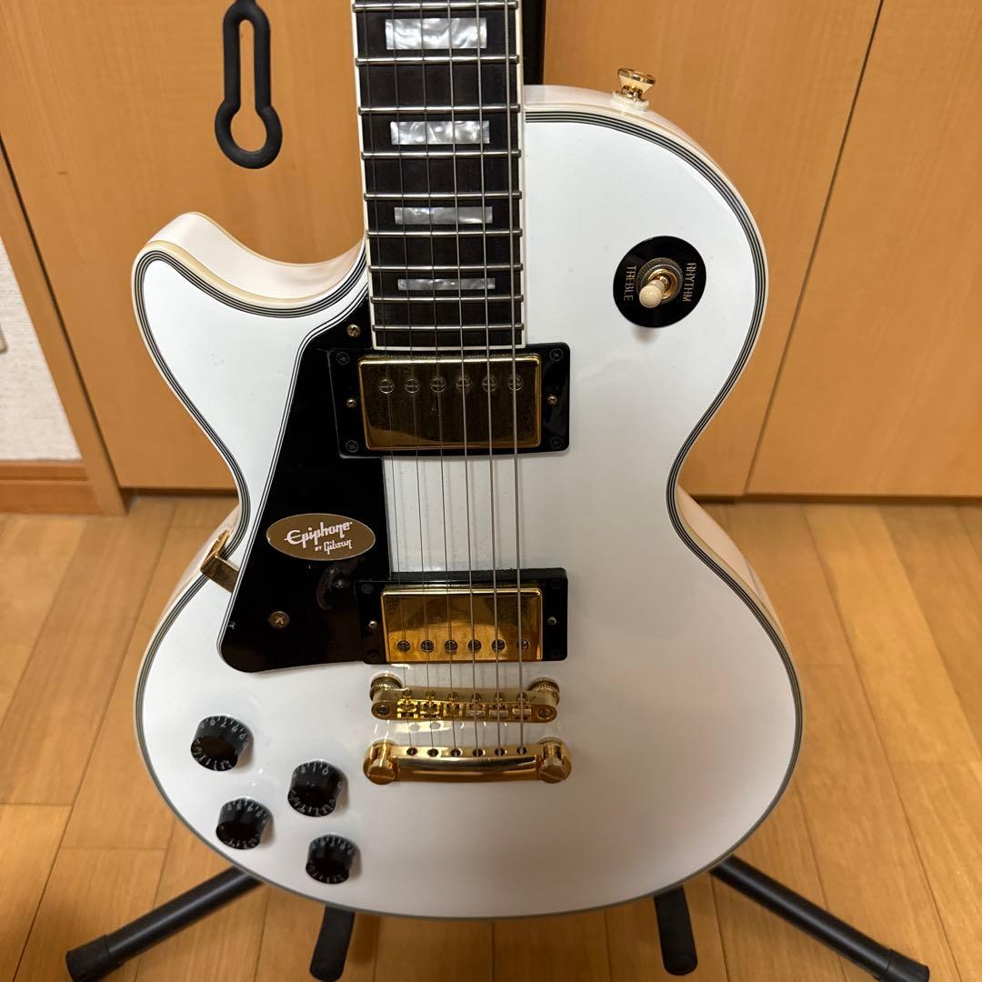 エピフォン レスポールカスタム レフティ ホワイト