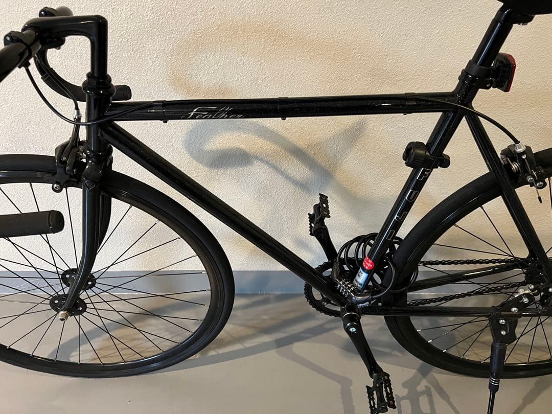 ピストバイク FUJI FEATHER GLITTER_BLACK 2023