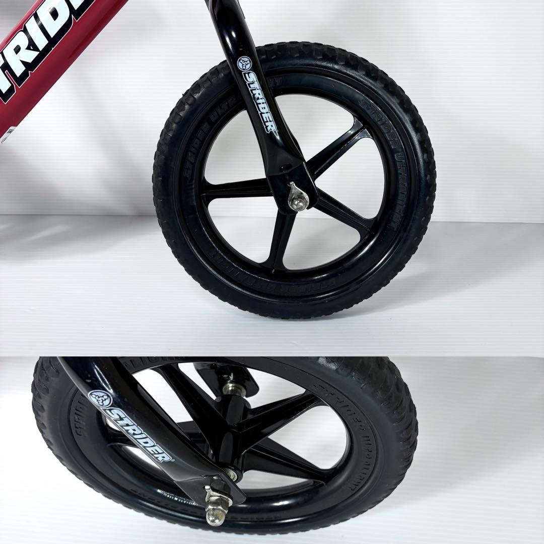極美品☆STRIDER SPORT バランスバイク ペダル無し レッド 赤