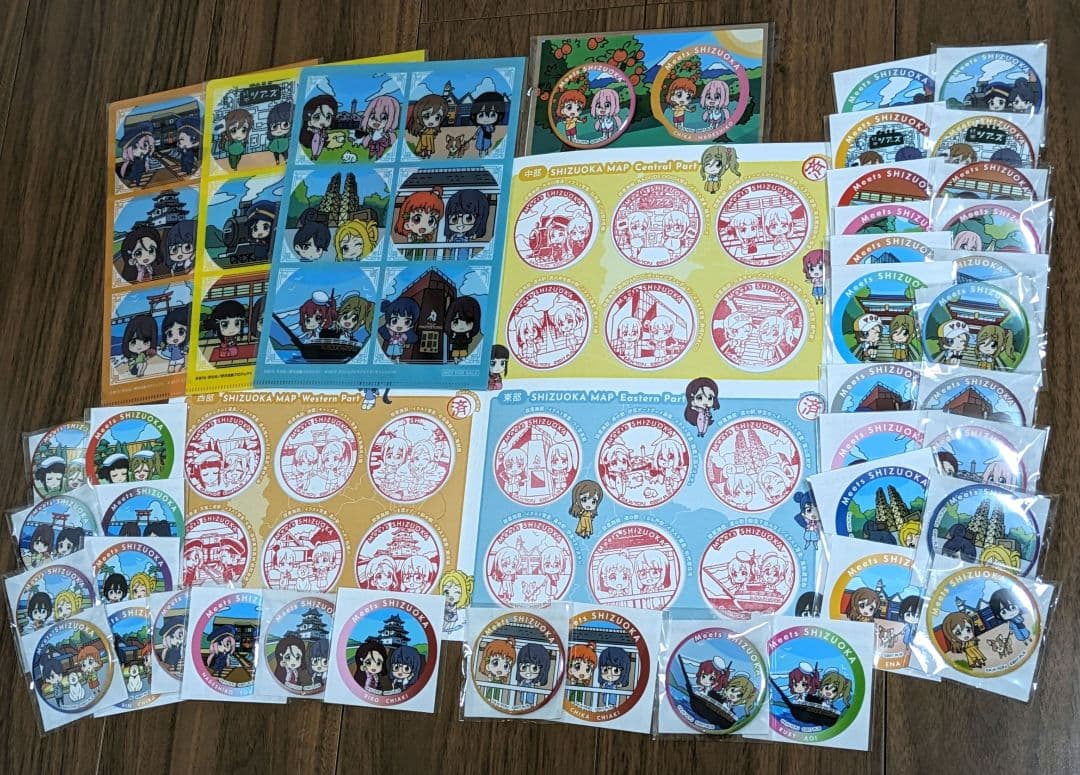 ラブライブ✕ゆるキャン△　Meets SHIZUOKA スタンプラリーセット