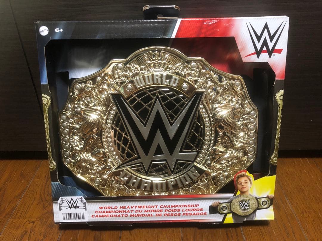 【新品未使用】WWE世界ヘビー級王座チャンピオン トイベルト (プラスチック製)