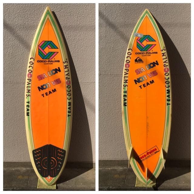 80's ショートボード レアサーフボード COCO PALMS 希少品