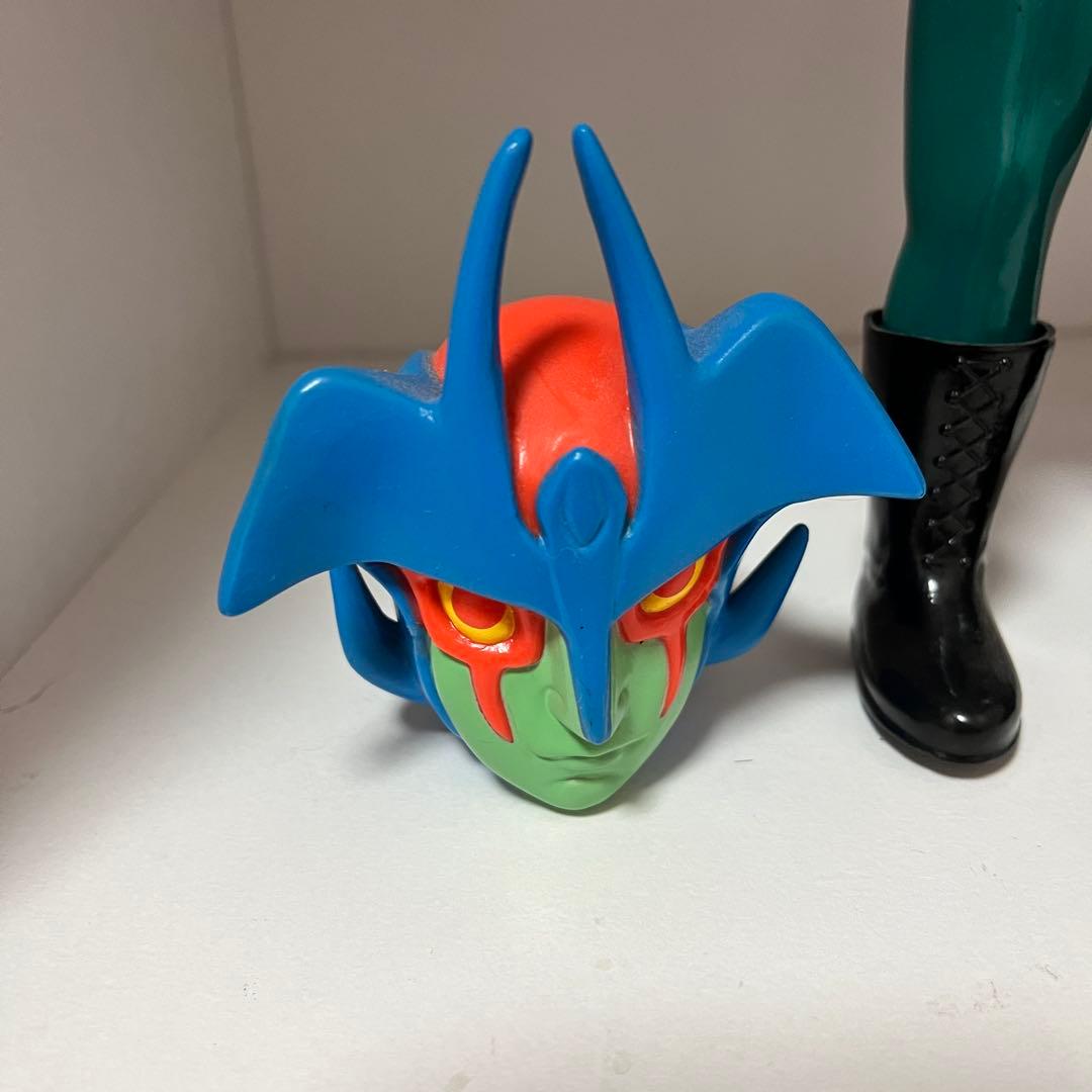 美品 メディコム トイ デビルマン 1972復刻デザイン版2 ソフビ 永井豪