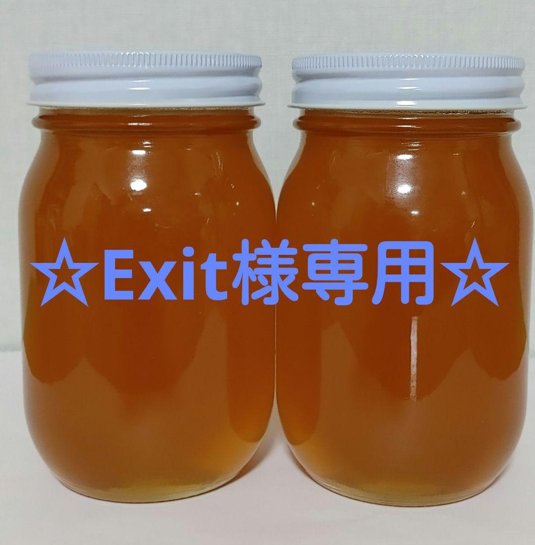 ☆Exit☆600g×4本　日本蜜蜂の蜂蜜[地蜜(山蜜)]天然100%