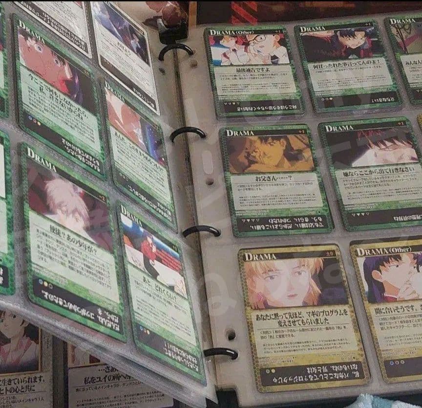 エヴァ カードゲーム第１弾＆第２弾セット 計４０６枚 セミコンプリート