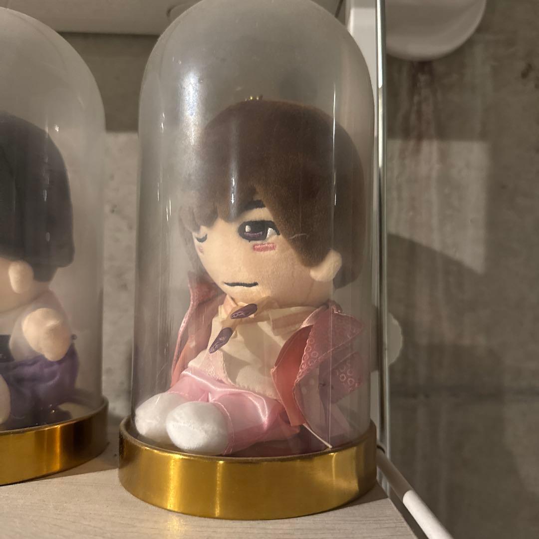 アイドルキャラクター ぬいぐるみ ガラスケース付き