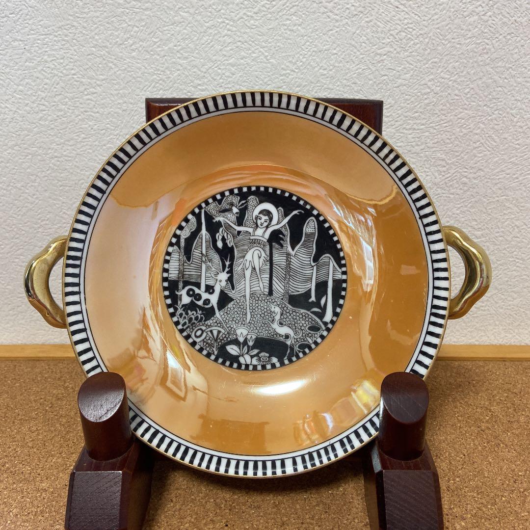 美品 Noritake オールドノリタケ アニマルフェアリー コンポート