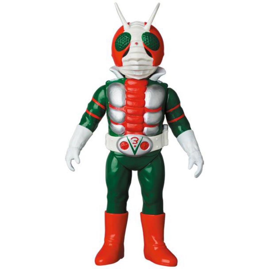 メディコム 東映レトロソフビコレクション　仮面ライダーＶ3 (ビニールマフラー版