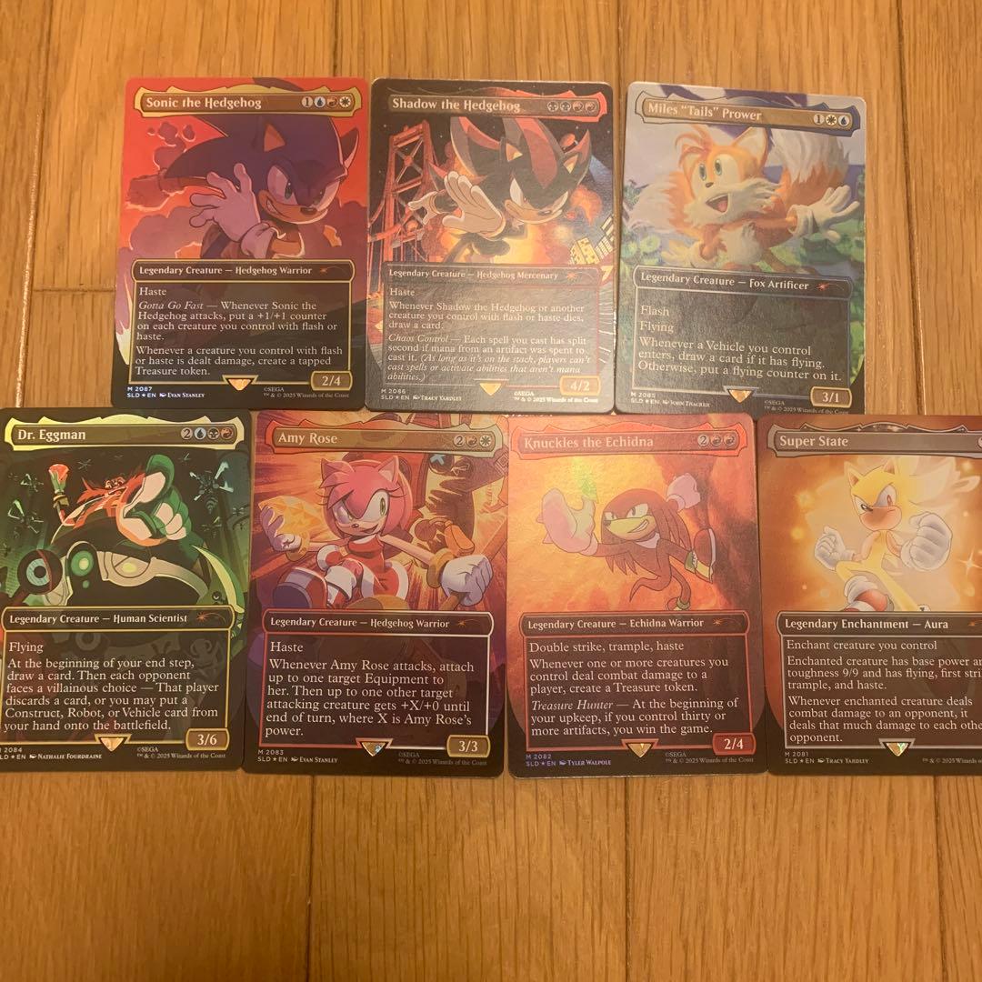 MTG Sonic the Hedgehog他Foil7枚セット