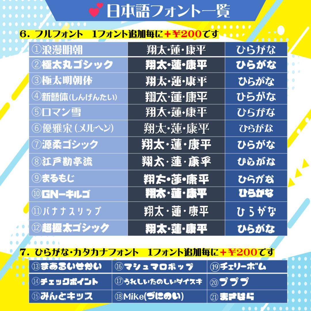 2/17★様　可愛い団扇屋さん うちわ文字　オーダー専用ページ　2連　グリッター