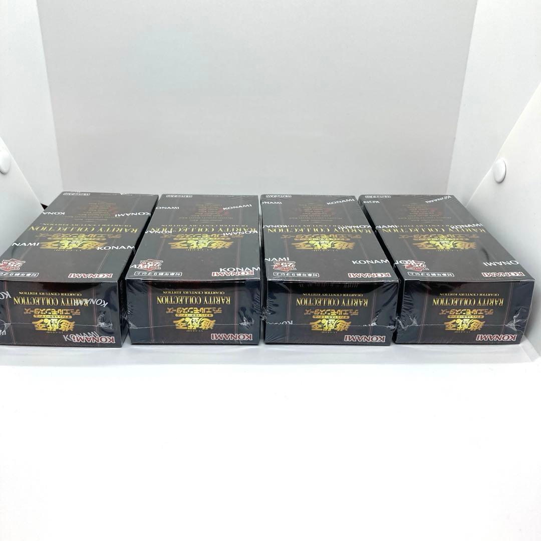 遊戯王OCG RARITY COLLECTION 4BOXセット　シュリンク付き