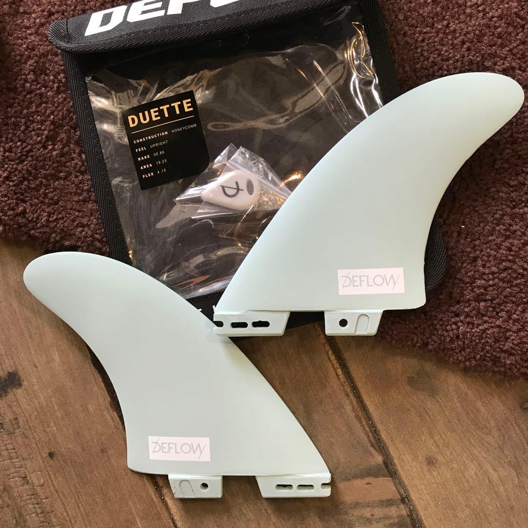 DEFLOW DUETTE デフローサーフボードフィン 9.0定価¥19,800