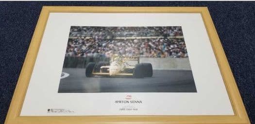 アイルトン・セナ　セナ　F1　直筆サイン　サイン　アイルトン・セナ・ダ・シルバ