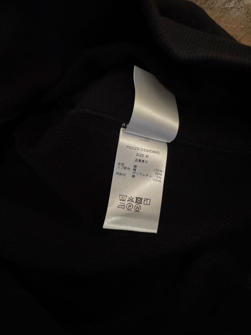 再値下げ　新品　Pacific golf club スウェットポロ　黒M
