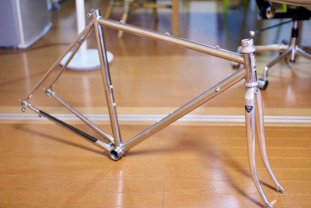 80年代 GHISALLO ギザロ 深谷産業メ ッキ ロードフレーム