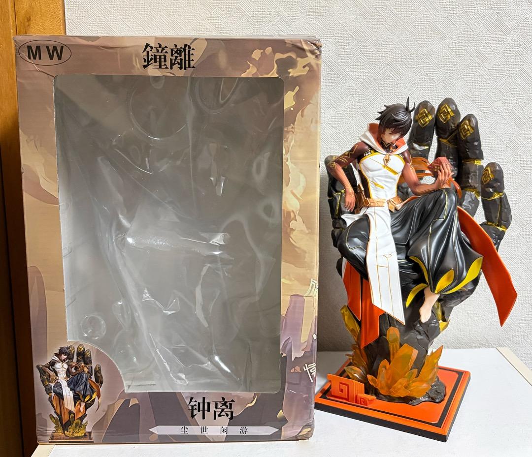 原神 鍾離（モラクス）岩神形態 フィギュア 中古品