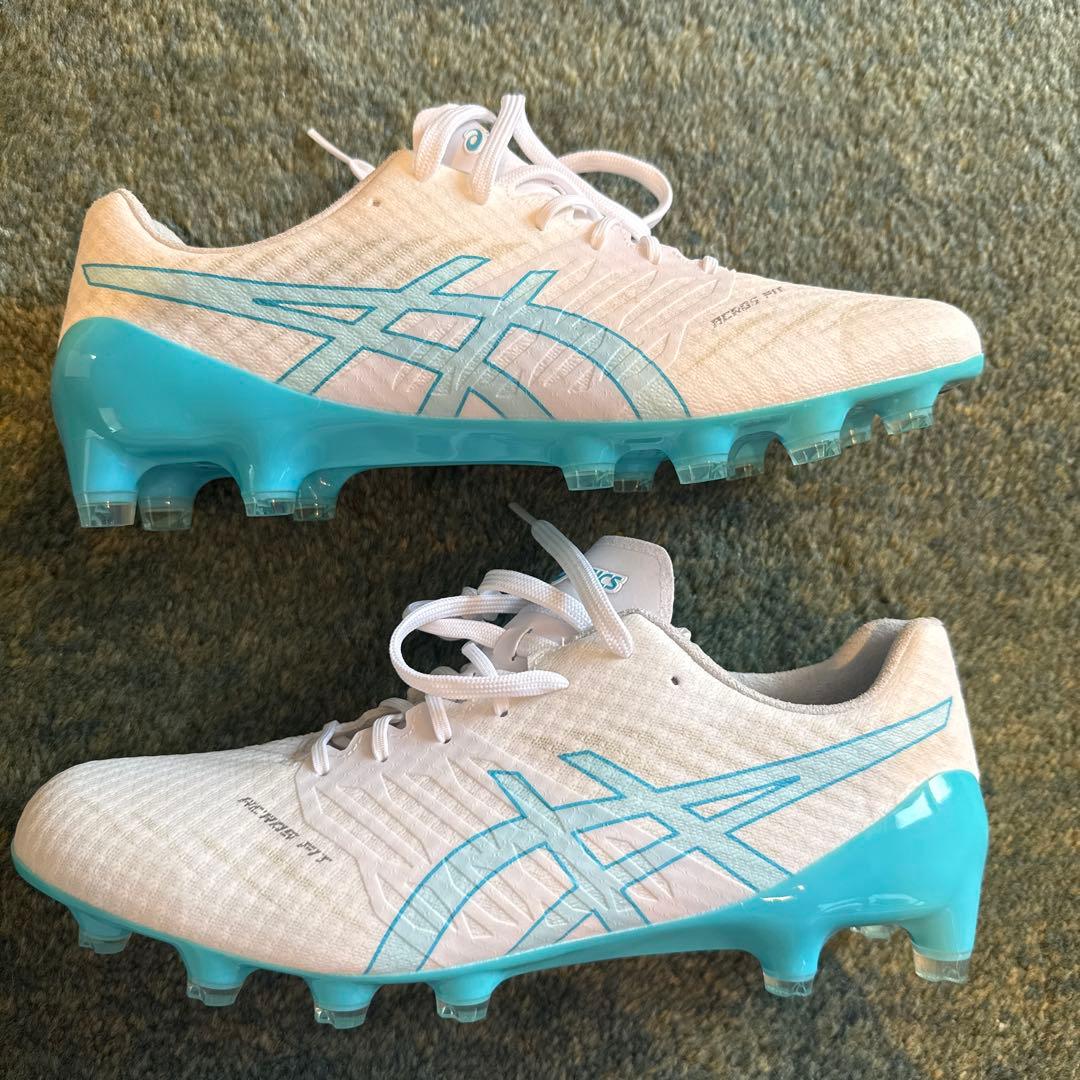 ASICS アクロス2 ホワイト/ブルー スパイク 26cm
