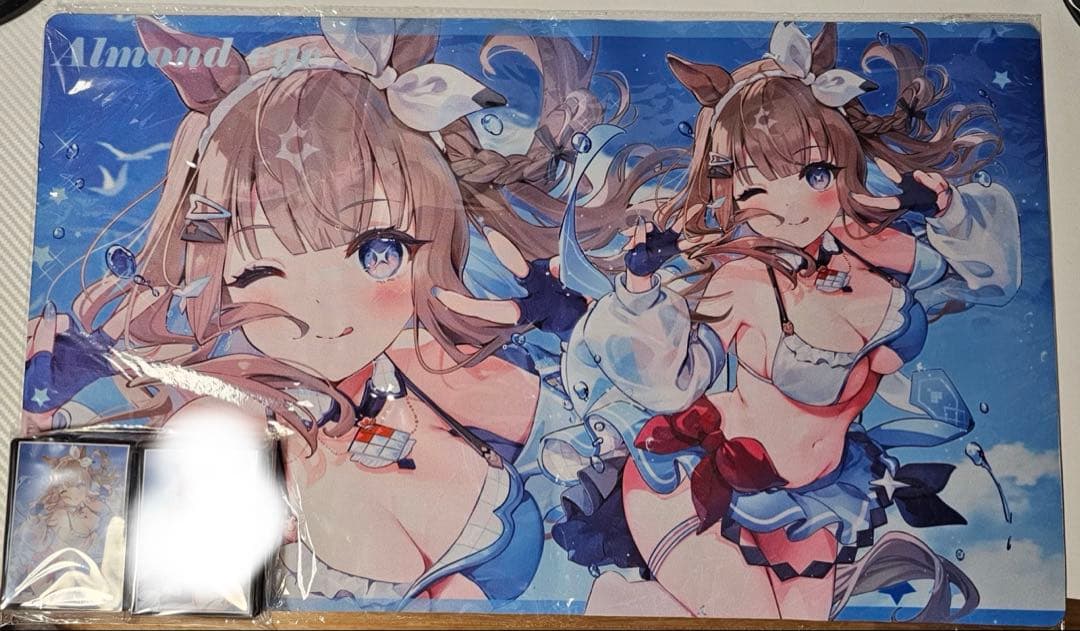 ウマ娘 水着 アーモンドアイ スリーブ&プレイマット　2点セット