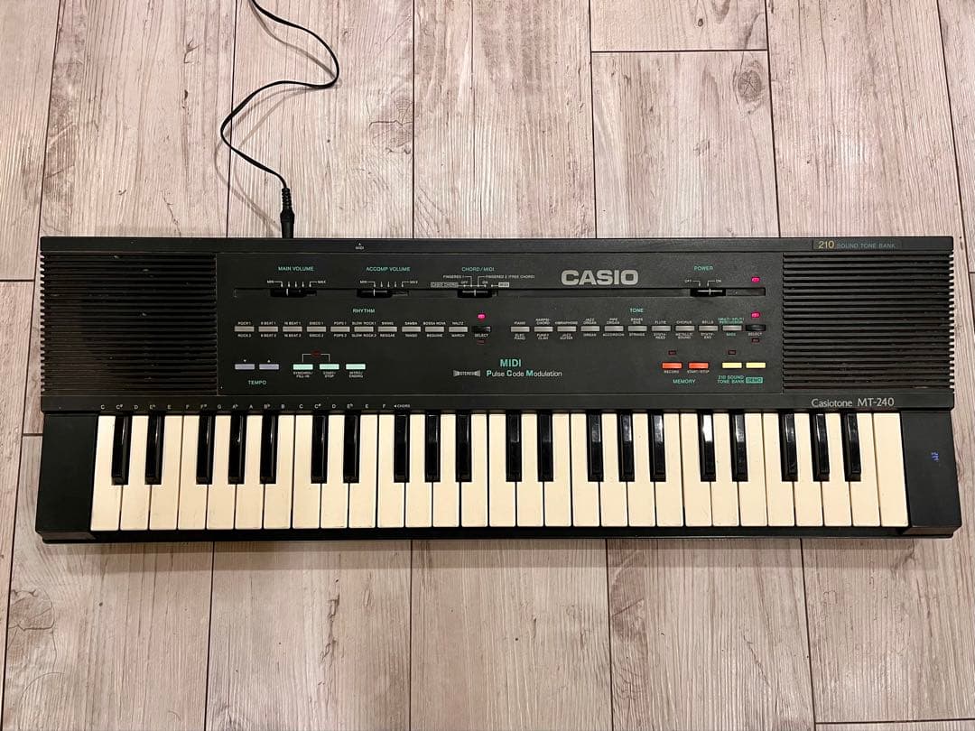 【ヴィンテージ】CASIO MT-240 カシオトーン MIDIシンセサイザー