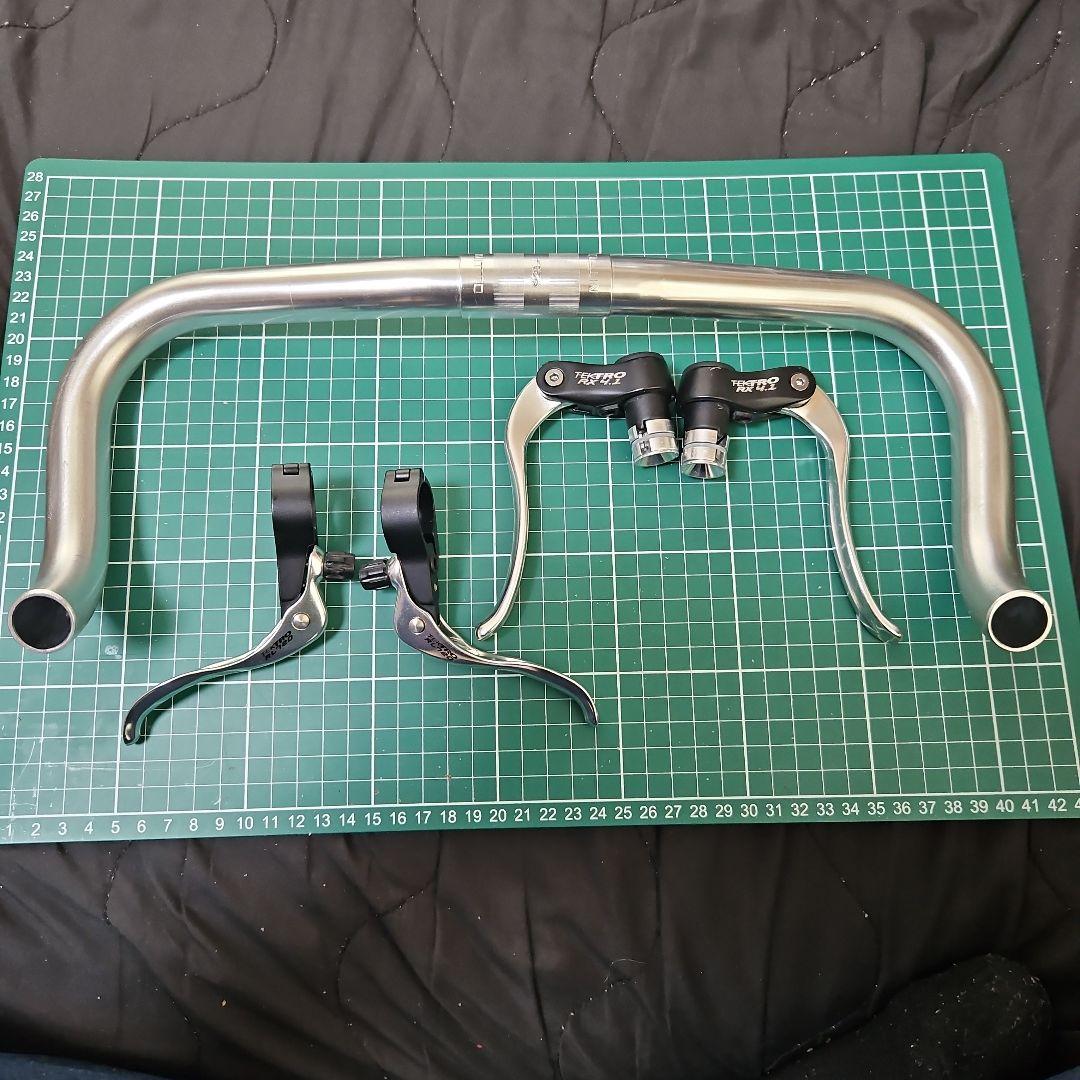 NITTO ブルホーンハンドル　TEKTRO ブレーキセット