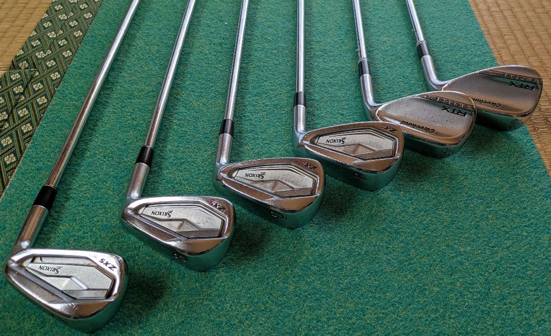 SRIXON ZX5, Cleveland RTX, アイアン６本セット