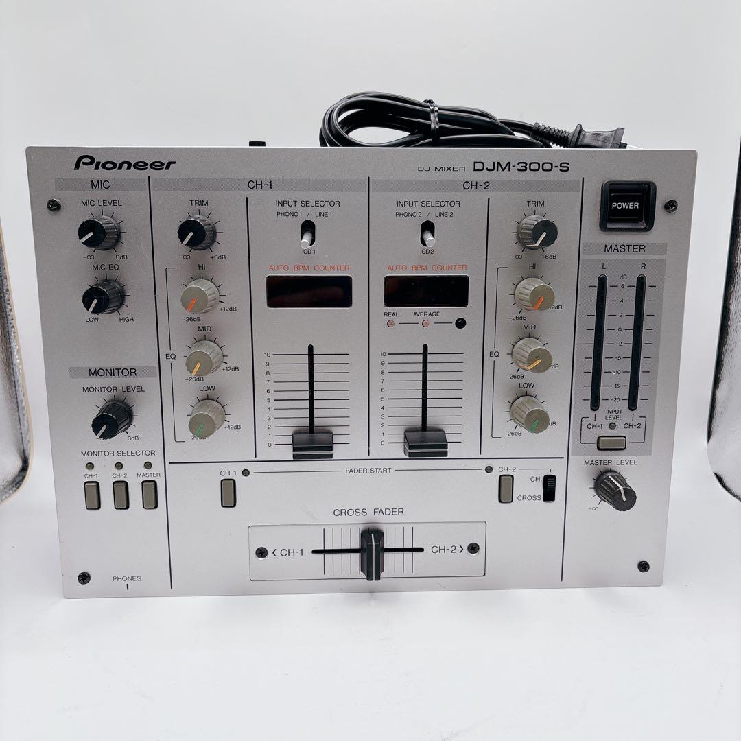 Pioneer パイオニア DJミキサー DJM-300-S シルバー 美品