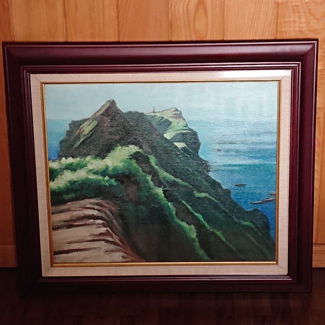 北海道 神威岬(積丹)の油絵
