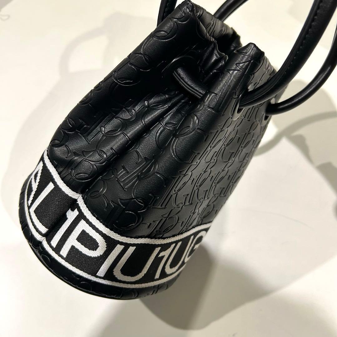 新品 未使用 1PIU1UGUALE3 ブラック バケットバッグ