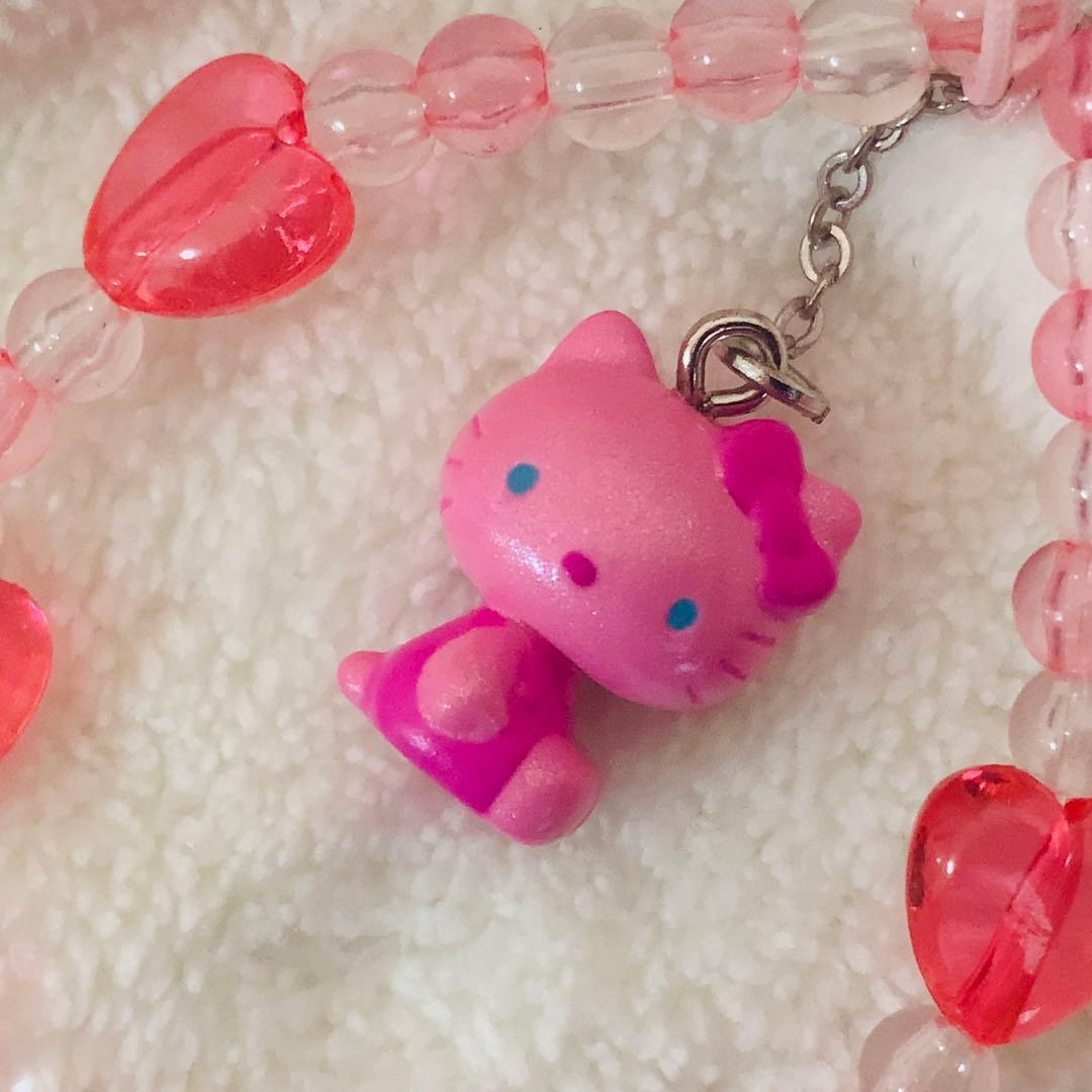 ☆レア☆キティ　ピンクハローキティ　横向き　PINK　ストラップ　2001