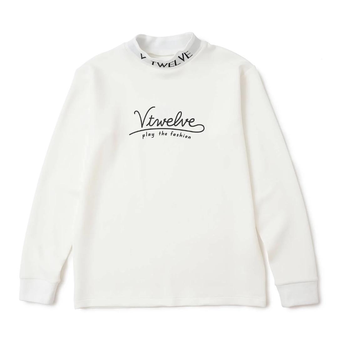 V12 メンズ モックネック 白　L 未使用
