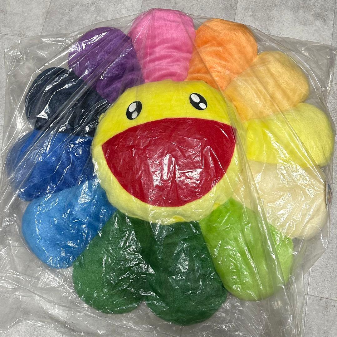 特大1m!! 新品/村上隆　カイカイキキ　お花クッション レインボー（大）