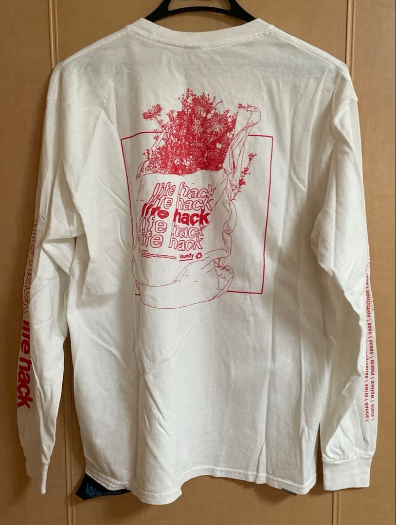 Vaundy life hack ロンT ホワイト Mサイズ Tシャツ