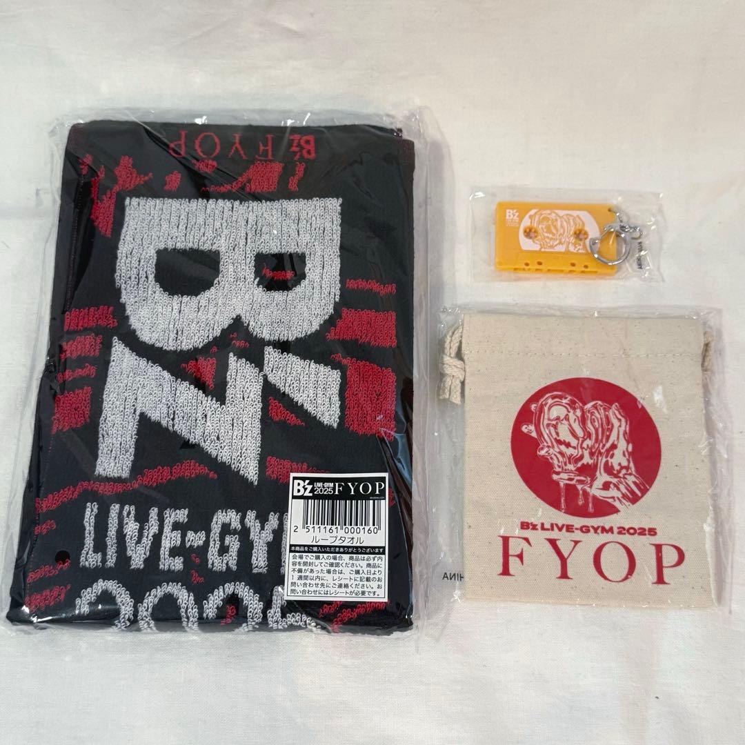 B’z LIVE GYM 2025 FYOP タオル ガチャ巾着　ライブグッズ