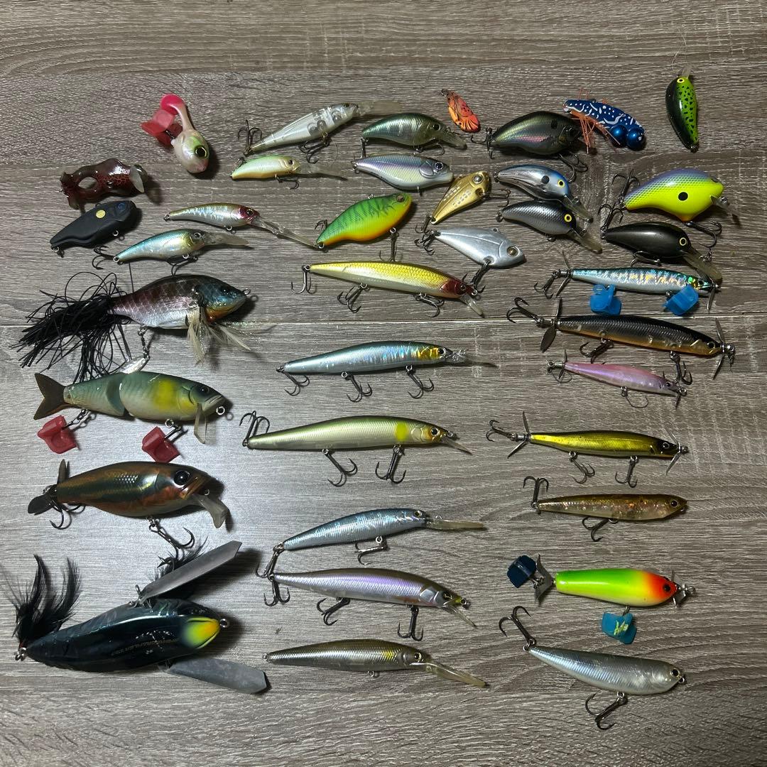 バス釣り引退　ルアーセット