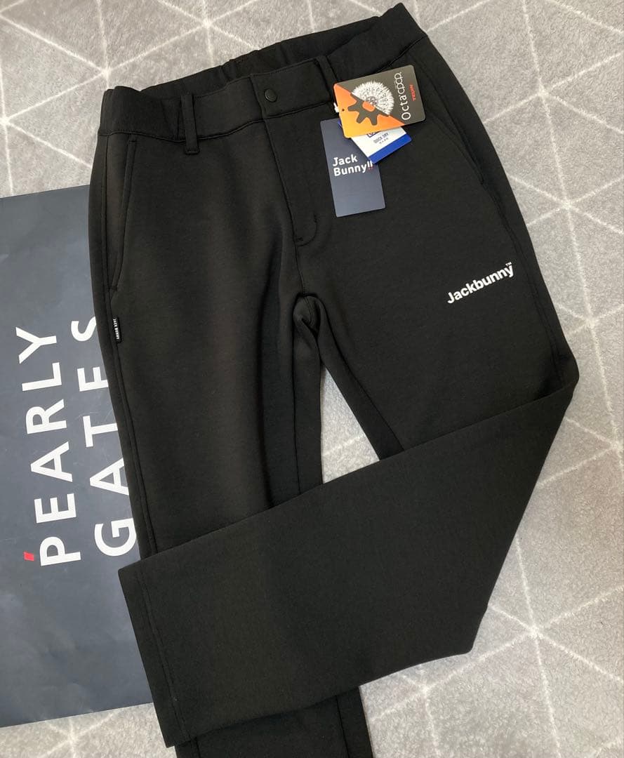 新品 パーリーゲイツ ジャックバニー オクタ裏地付きダンボールパンツ(5)L/黒