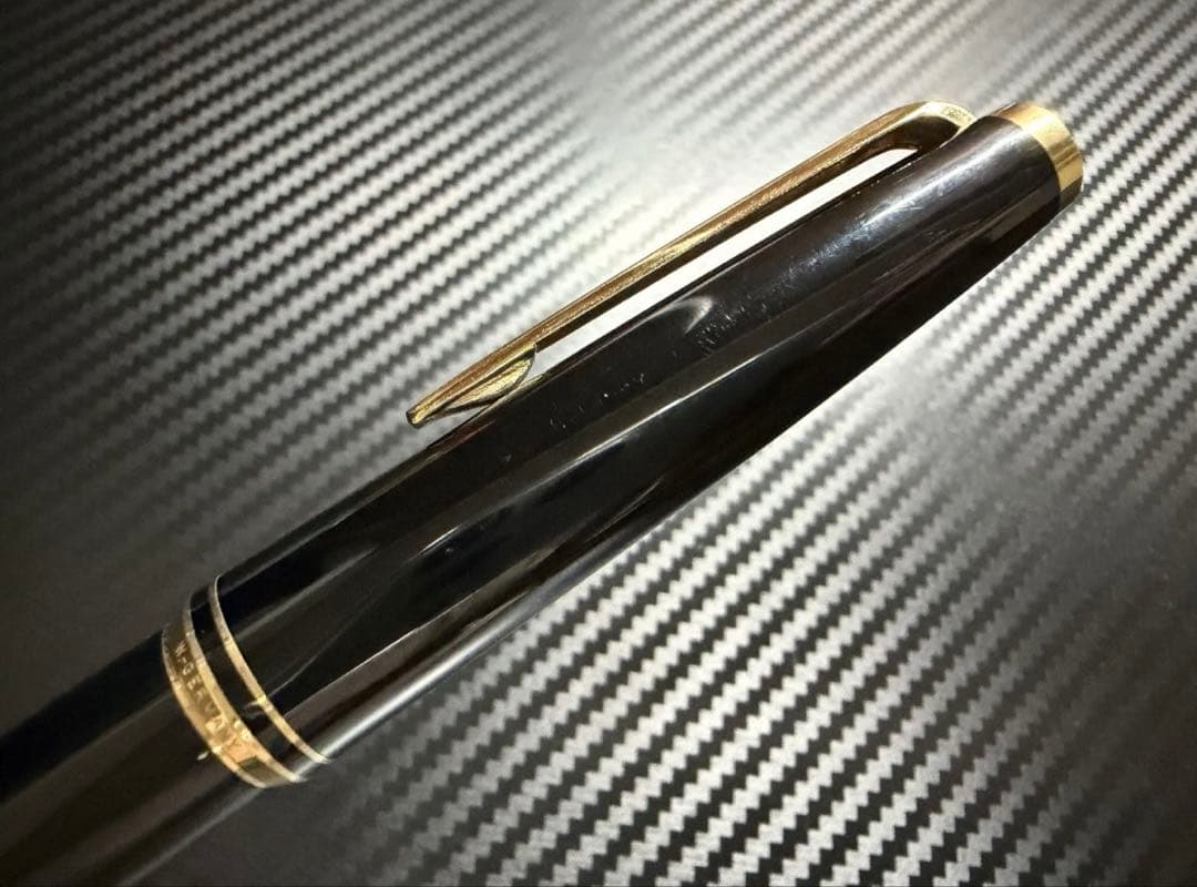 未使用に近い モンブラン No.221 ブラック F 細字 万年筆