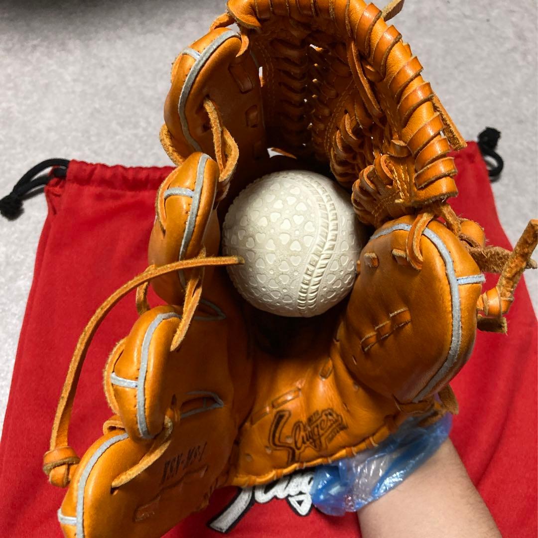 久保田スラッガー 一般 大人用 軟式 左 野球 グローブ グラブ ◎日本製 良品
