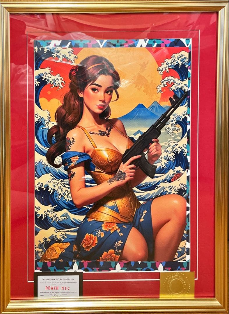 額込 世界限定100枚DEATH NYC アートポスター 現代アート 5