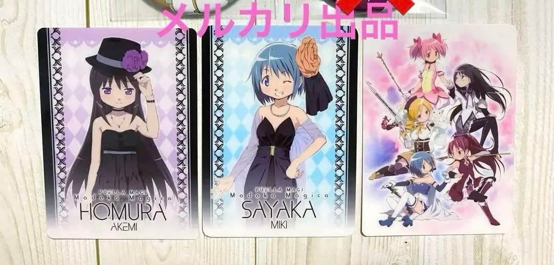 魔法少女まどかマギカ　まどマギ　シャフトテン　缶バッジ　メモリアルカード　A ②