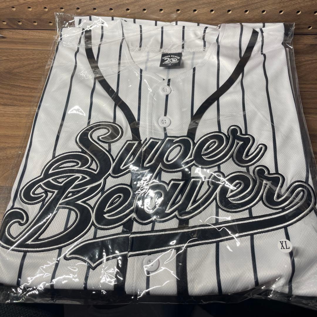 【未開封】SUPER BEAVER ベースボールシャツ ストライプ XLサイズ