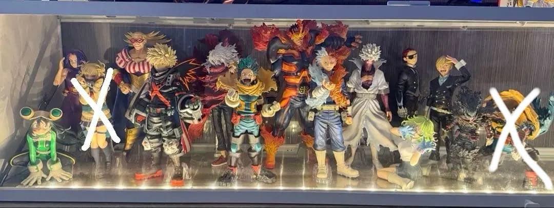 ヒロアカ　一番くじ　フィギュアセット