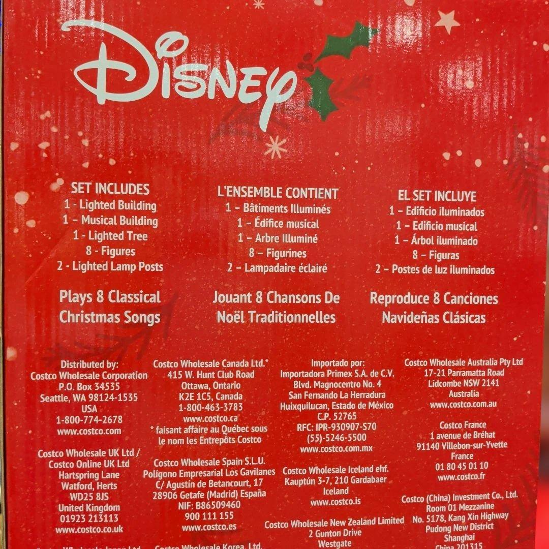 ディズニー 　クリスマス　ヴィレッジ　13ピース　コストコ