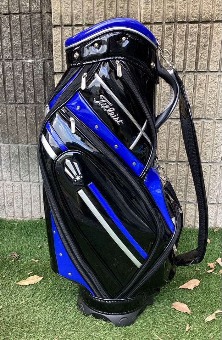 パ*ロ様 Titleist タイトリストエナメルキャディバッグ
