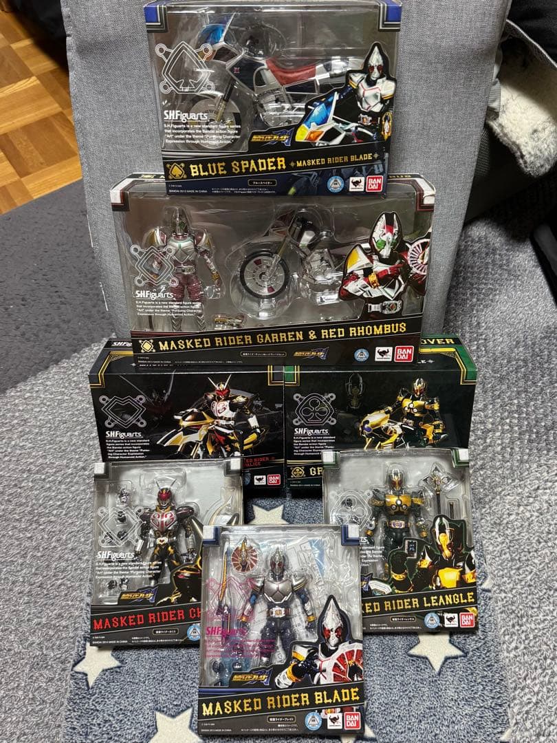 S.H.Figuarts仮面ライダー ブレイド7点セット